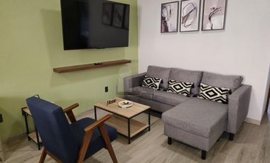 Gran ubicación!! Céntrico departamento amueblado en renta.