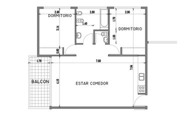 Departamento de 3 ambientes con balcón- Financiación y cochera opcional - En Venta