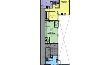 Venta de departamento 2 ambientes con balcón en Wilde