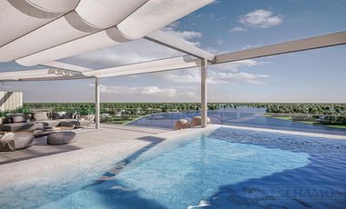 Departamento en venta de 3 ambientes con vista a la Laguna central