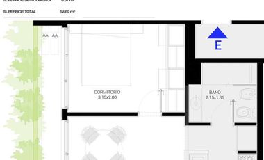 Departamento en venta de dos ambientes, Ituzaingó Sur