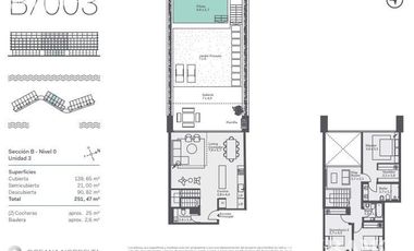 Townhouse en venta de 4 ambientes con vista a la Laguna central