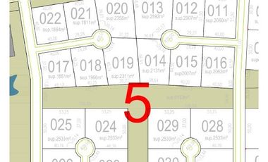 Venta Terreno 2007m2 en Barrio Chacras Pampa San Vicente Financiacion