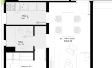 Departamento en venta de dos ambientes, Ituzaingó Sur