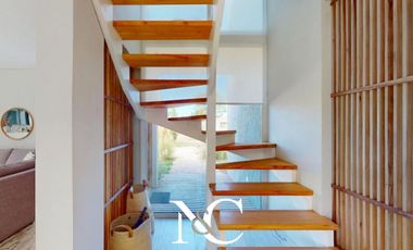 Casa en venta en Costa Esmeralda con fondo libre arbolado