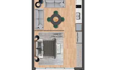 Departamento en venta monoambiente