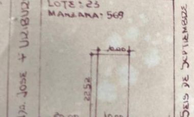 VENTA LOTE  PERMUTA MERLO