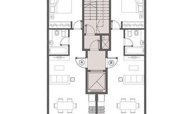 Venta departamento 2 ambientes con balcón y patio en Wilde