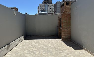 Departamento en alquiler a estrenar  de un ambiente con patio y parrillero