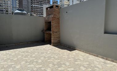 Departamento en alquiler a estrenar  de un ambiente con patio y parrillero