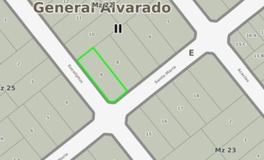 Lote / Terreno calle Santa María esq. Eucaliptus - Parquemar - Miramar
