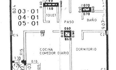 Departamento de tres dormitorios