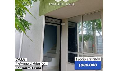 Se arrienda casa 2 pisos Conjunto ceiba - soledad