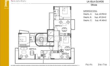 Departamento - Olivos en alquiler 2 ambientes