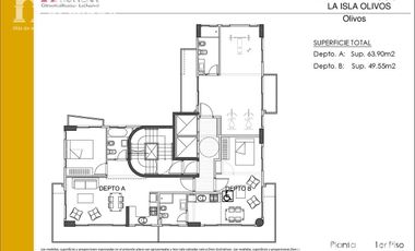 Departamento - Olivos en alquiler 2 ambientes