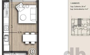 VENDE MONOAMBIENTE EN POZO ZARATE CENTRO