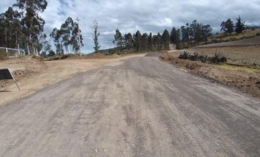 Venta terreno Cochasquí, 60ha para florícola junto a canal de riego
