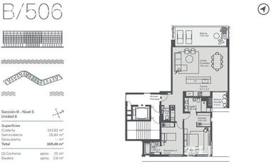 Departamento en venta en Nordelta