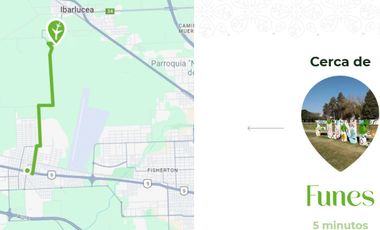 Terreno en  venta en Ibarlucea financiados