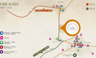 Terreno en venta en Horizontes Tixkokob, Mérida Yucatán