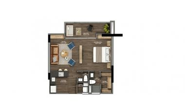 Se arrienda apto-Loft ubicado en el municipio de El Retiro Antioquia.