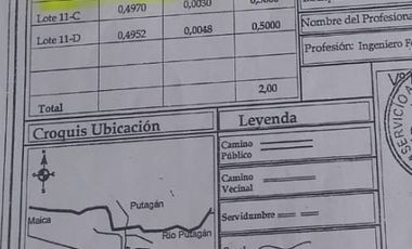 Grace Kelm Vende hermosa Parcela Plana con luz y cercado, a minutos de ruta 5 Sur en Linares