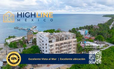 Departamento en Mahahual  | Vistas al Caribe y terrazas con alberca privada