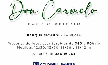 LOTES en Barrio DON CARMELO - 22 y 652