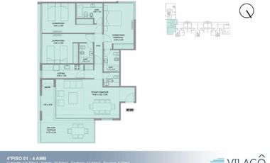 Depto Venta VILAGO Nordelta - 3 SUITES (1 c/vista al rio) - cochera y baulera