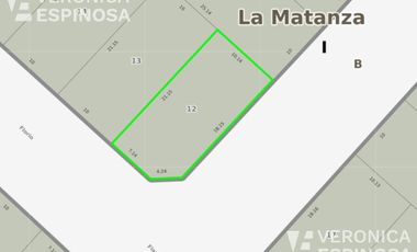 Terreno en venta en Villa Luzuriaga