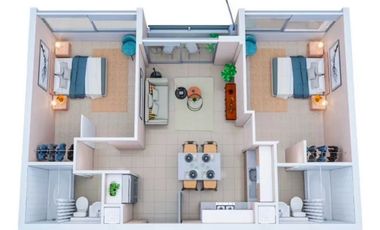 Departamento en Venta en Lo Espejo con Capricornio