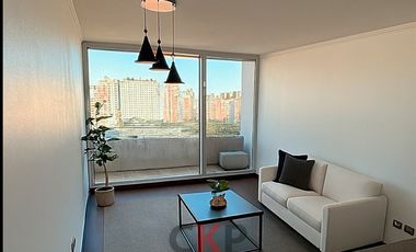 Departamento en Venta en Moderno departamento 2D/2B con terraza y estacionamiento – Metro San Miguel