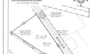 Sitio en Venta en RUTA 5 SUR KM 300