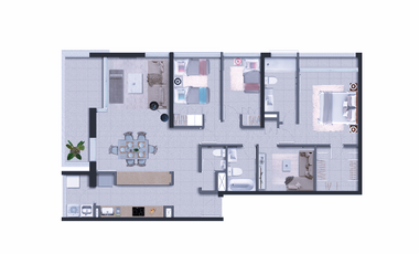 Departamento en Venta en Metro Ines de Suárez / POCURO / VENTA SIN COMISION