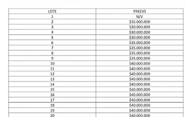 Parcela en Venta en CRUCE QUINCHED