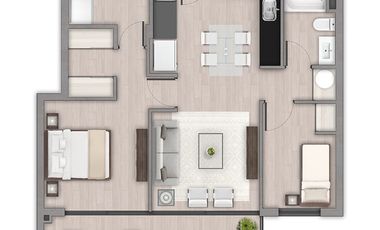 Departamento en Venta en Irarrázaval / Cauquenes / Metro Villa Frei / Plaza Egaña