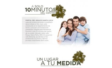 Terreno en Barrio Privado Portal del Arauco Sta Lucia