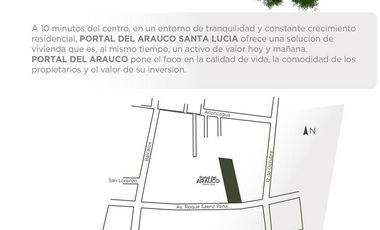Terreno en Barrio Privado Portal del Arauco Sta Lucia