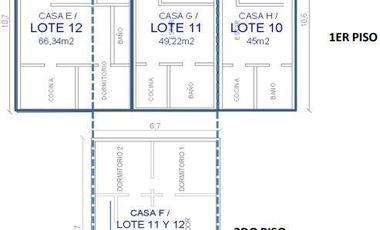 Casa en Venta en 4 Casas estilo cité en plan de Valparaíso