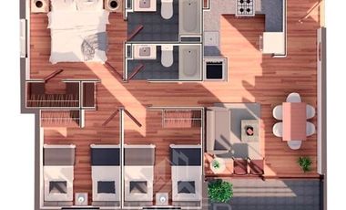 Departamento en Venta en PARQUE TRES VOLCANES LLANQUIHUE