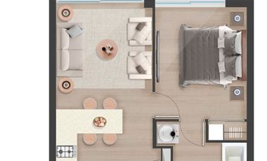 Departamento en Venta en Zenteno / Metro Parque OHiggins