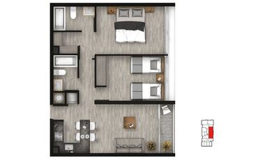 Departamento en Arriendo en San Ernesto