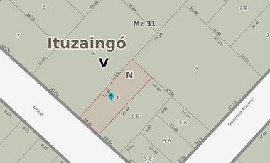 Terreno en venta en Ituzaingo