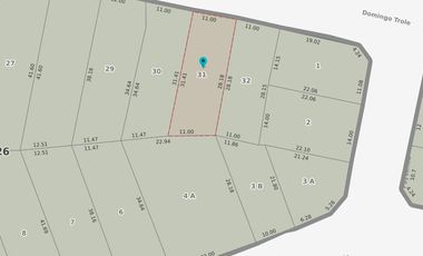 lote en venta en Ituzaingo norte