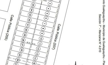 Loteo Altos del Oeste (parada 10) - Lote N° 1 - Gualeguaychu