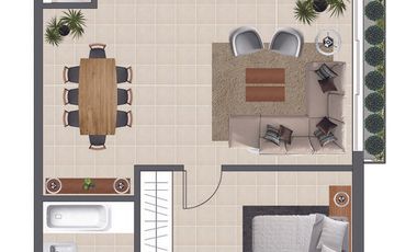 Departamento - S.Fer.-Vias/Libert.