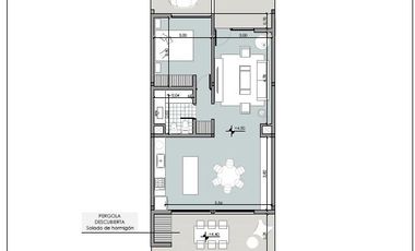 VENTA DUPLEX 4 AMB TOWN KIRI -  Nordelta - Departamento 3 habitaciones UF 411