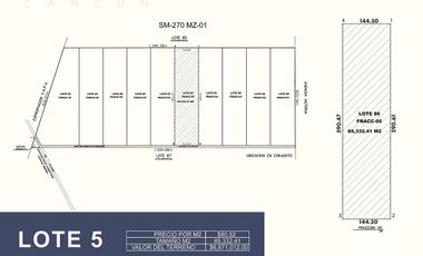 TERRENOS EN VENTA, BENITO JUAREZ CANCUN-ARCO NORTE