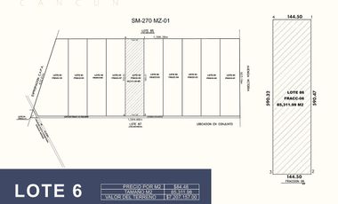 TERRENOS EN VENTA, BENITO JUAREZ CANCUN-ARCO NORTE