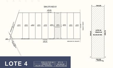 TERRENOS EN VENTA, BENITO JUAREZ CANCUN-ARCO NORTE